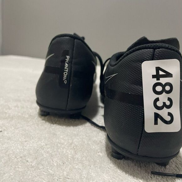 Nike Phantom GT2 Club MG Mens Black Silver Soccer Cleats 8.5 Athletic Lace Up - Picture 5 of 12